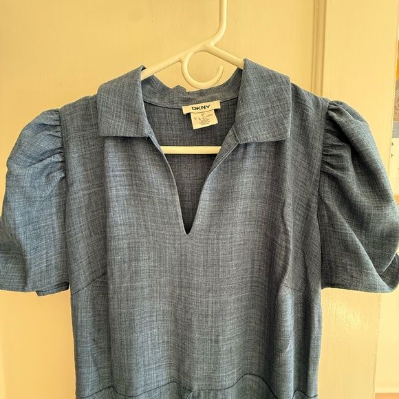 Denim Color DKNY Midi Dress - Picture 4 of 4